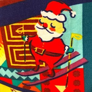 Plus Size Soft Multi color Women’s Lularoe Leggings Skiing Santa Graphic sz TC2